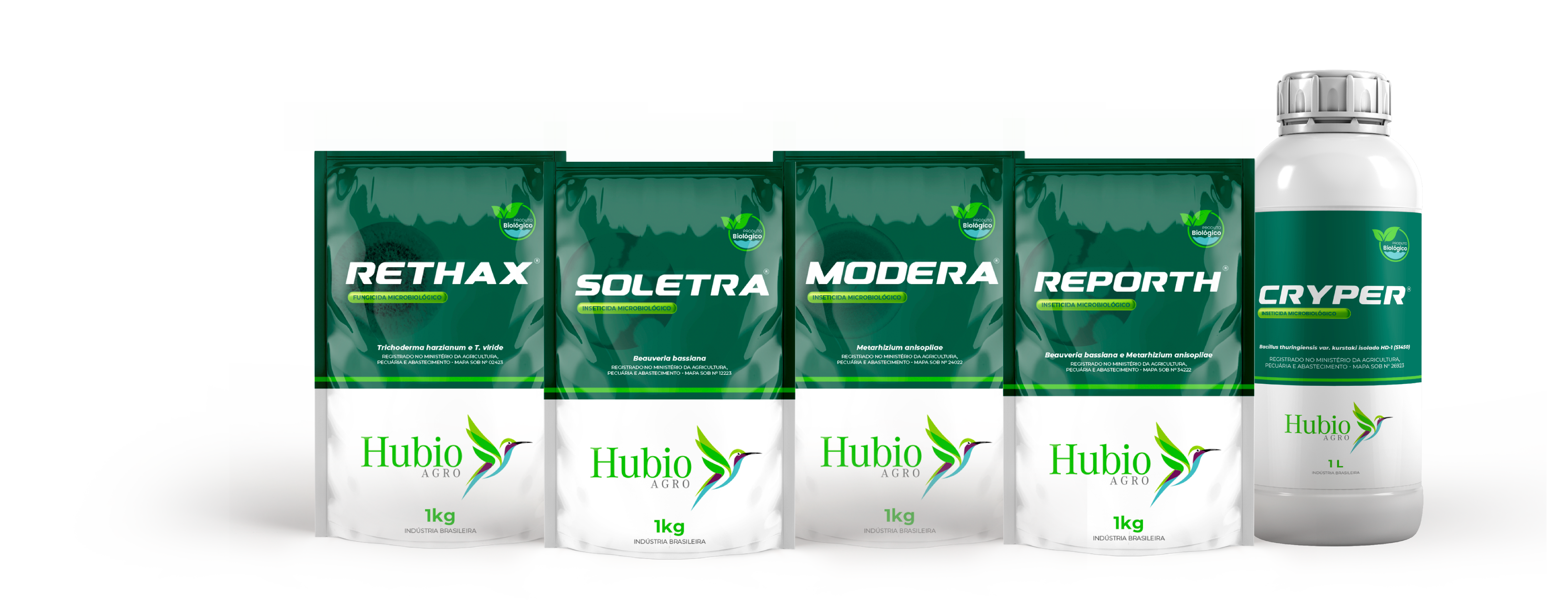 Linha comercial Hubio Agro